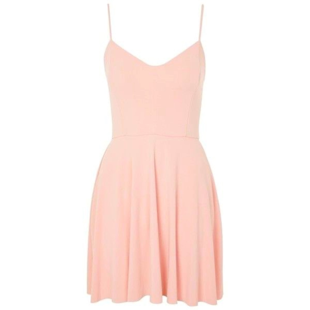 Topshop Strappy Skater Dress
